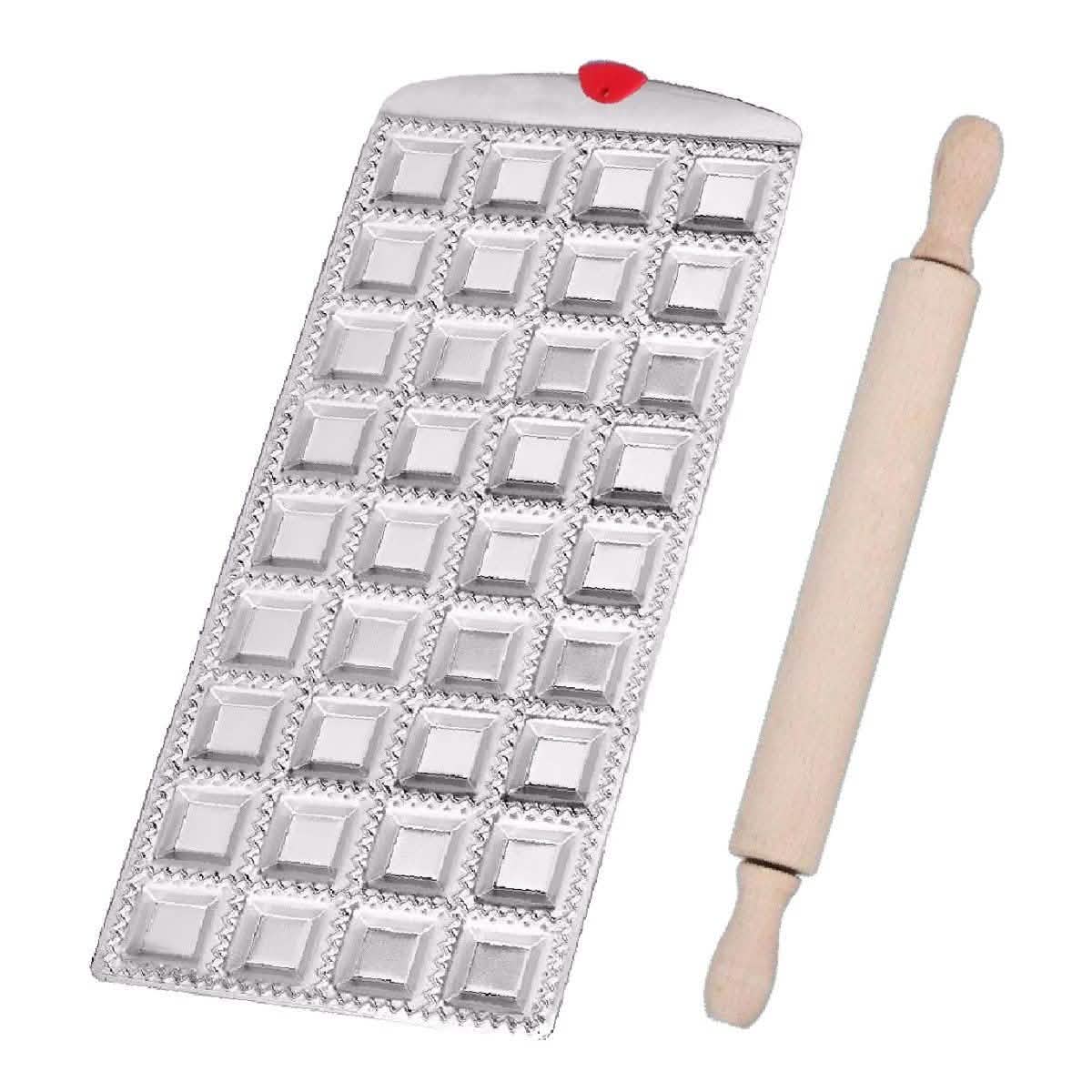 Meglio Aluminum Electric Ravioli with Roller