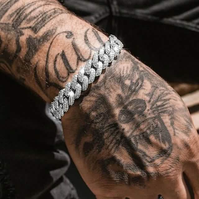 Men's Alloy Metal Bracelet