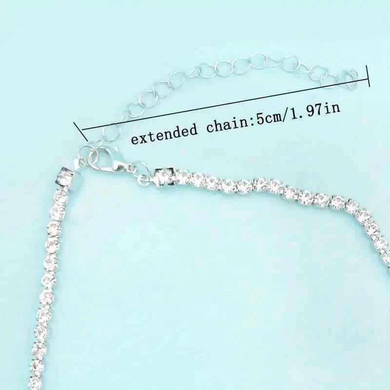 Men's Elegant Diamond Cubic Zirconia Necklace Chain