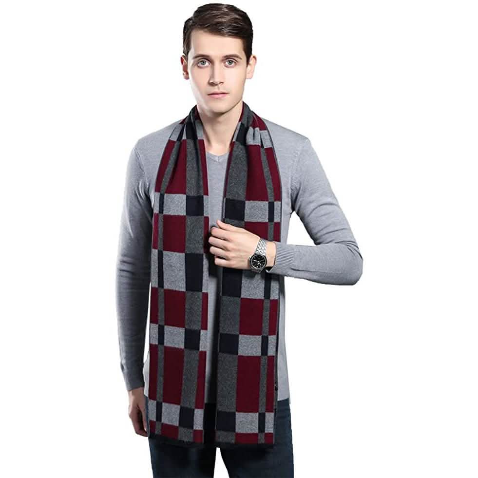 Men's Winter Cashmere Scarf