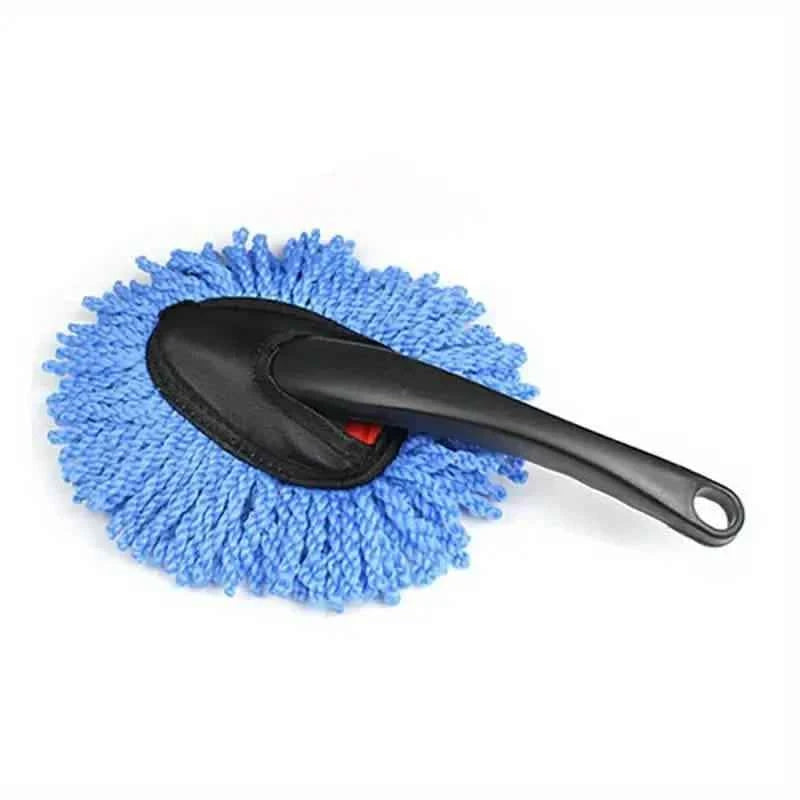 Microfiber Car Duster with Plastic Handle - Interior Cleaning Brush