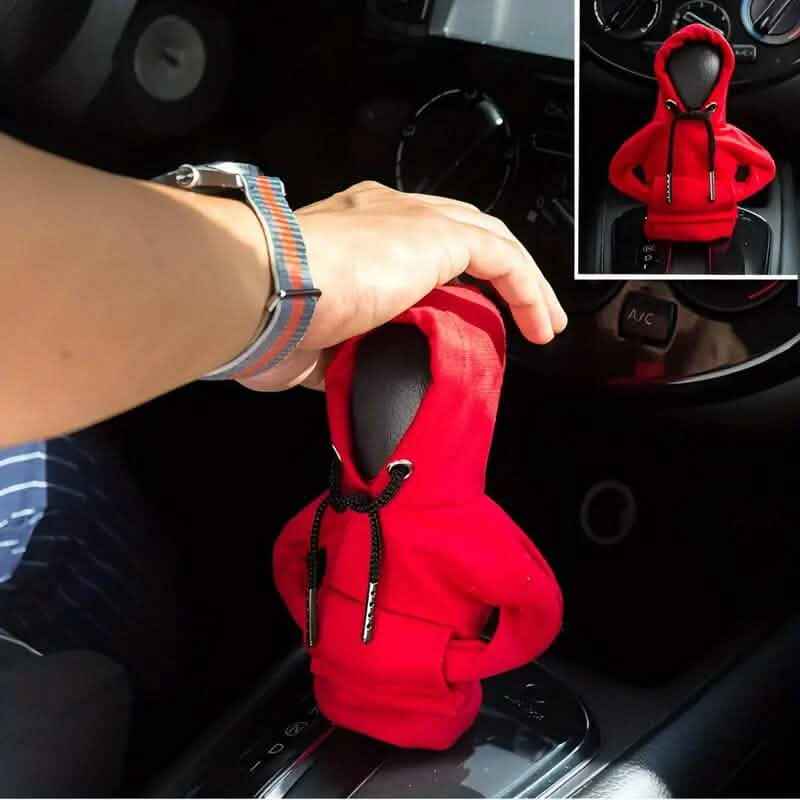 Mini Hoodie Car Gear Shift Cover