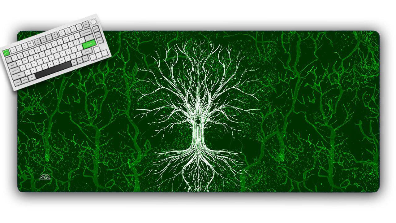 Mono Green Gaming Mat