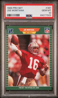 Graded 1989 Pro Set Joe Montana #381 Football Card PSA 10 Gem Mint