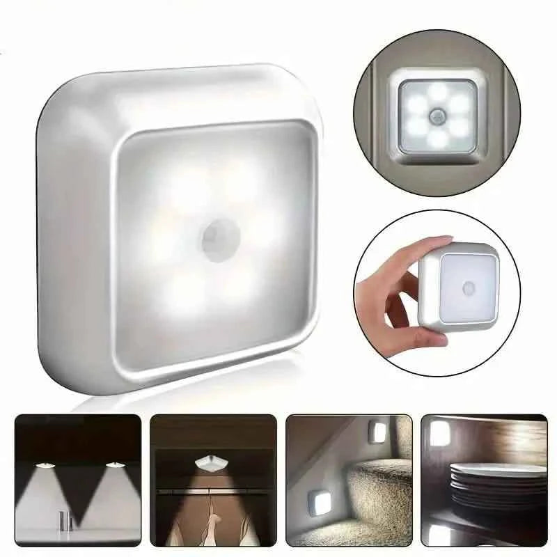 Motion Sensor Night Light, 6 LED Wall Lamp