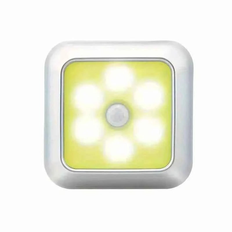 Motion Sensor Night Light, 6 LED Wall Lamp