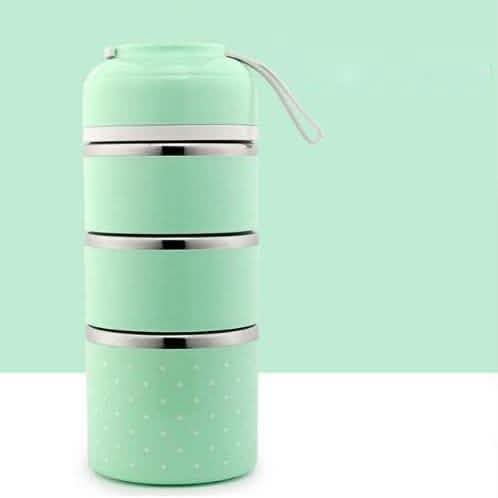 Multilayer Cute Thermal Lunch Box Stainless Steel Food Container