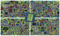 My Town Bundle Set | 4 Playmats and Commander Zone