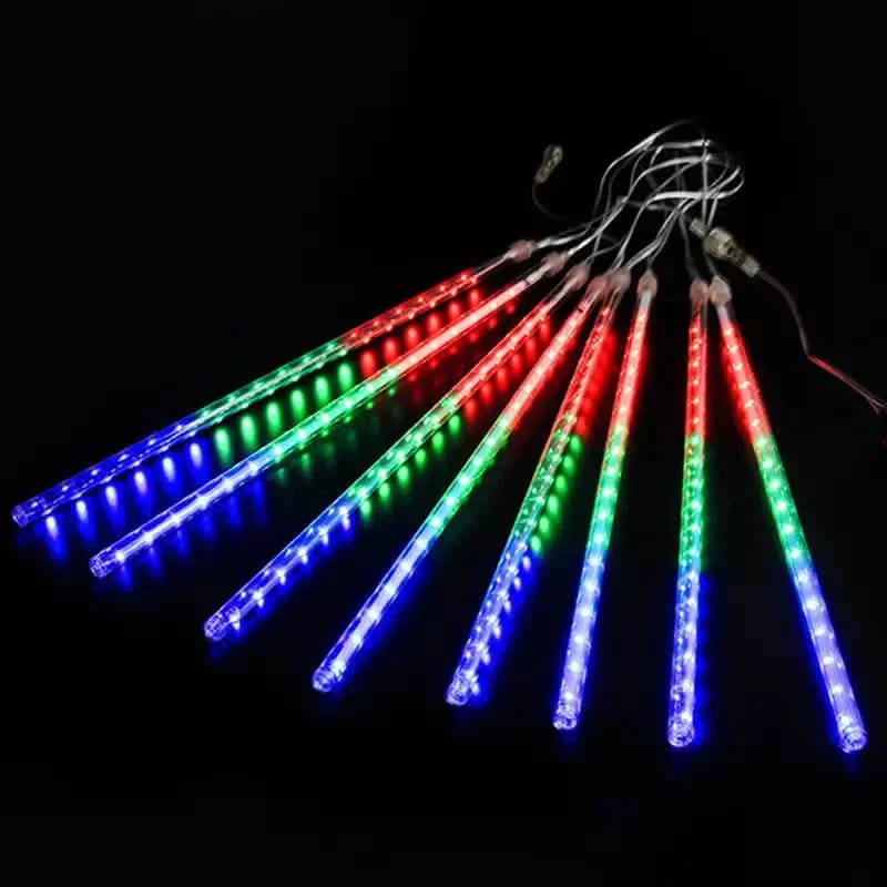 Outdoor Solar Meteor Christmas String Lights