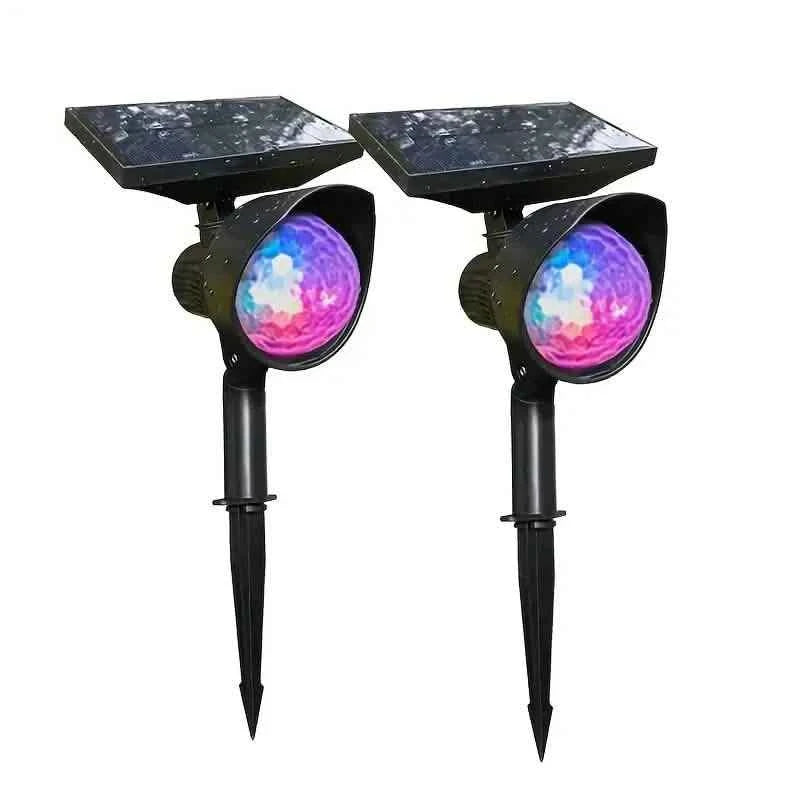 Outdoor Solar Rotating Color Projection Lamp