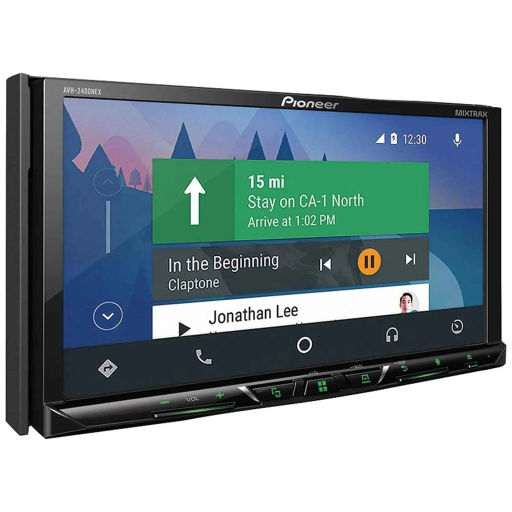 Pioneer AVH-2400NEX 7" Double-DIN In-Dash NEX DVD Receiver With Motorized Display, Bluetooth, Apple Carplay, Android Auto & SiriusXM Ready  (Refurbished)