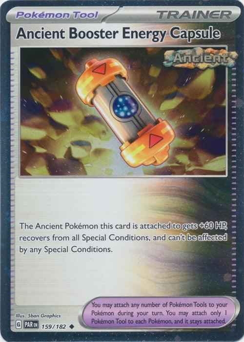 Ancient Booster Energy Capsule (159/182) (Cosmos Holo) [Scarlet & Violet: Paradox Rift]