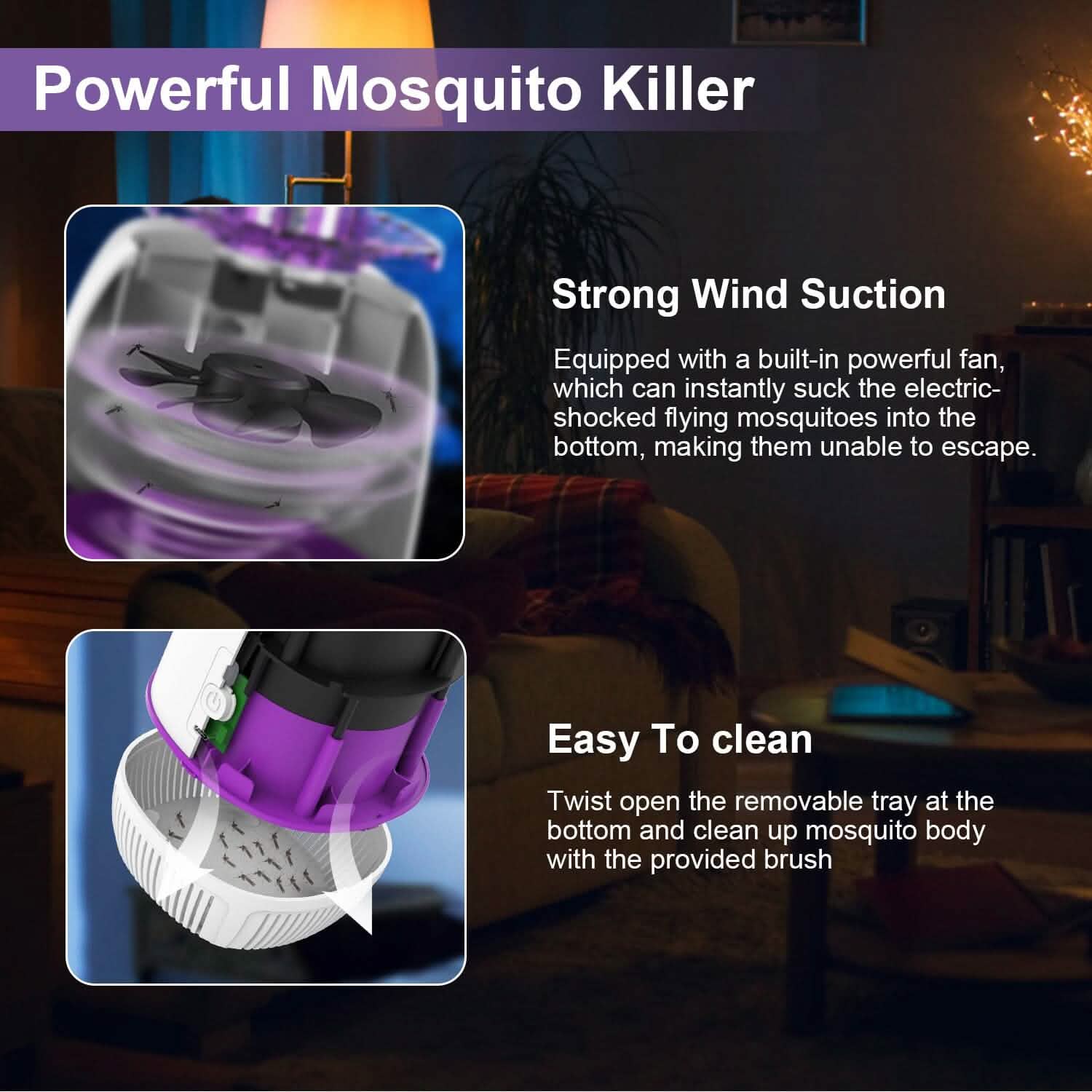 Plug-in Mosquito Zapper Max 10 with 3 Modes
