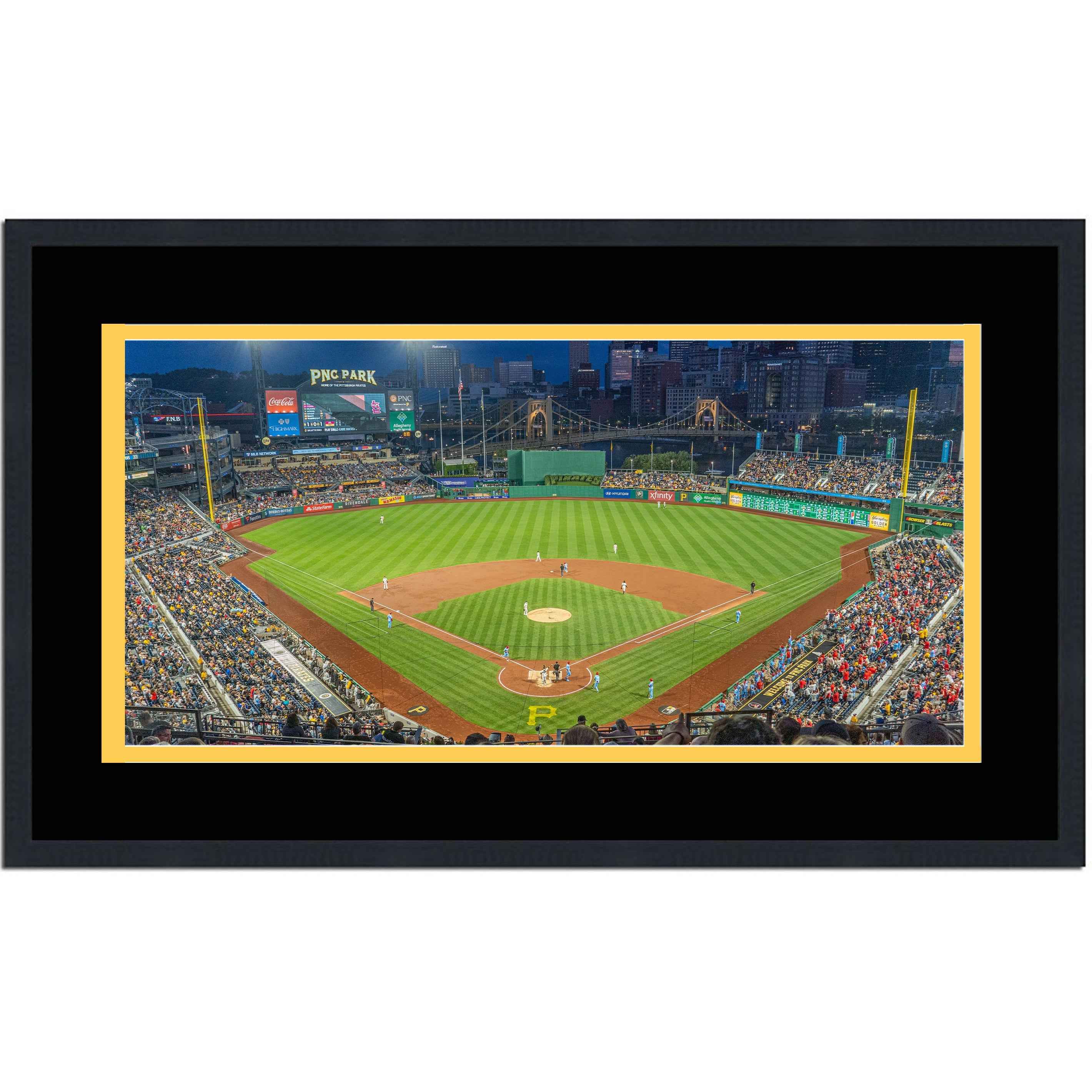 Framed PNC Park Pittsburgh Pirates MLB 16x24 Baseball Photo Professionally Matted