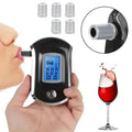 Police-Grade Breathalyzer with LCD Display - AT6000 Alcohol Tester