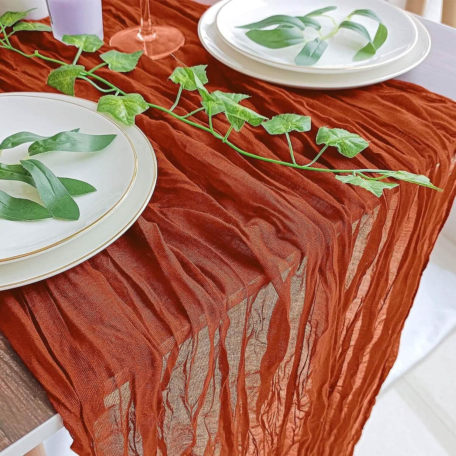 Polyester Crinkle Table Runner