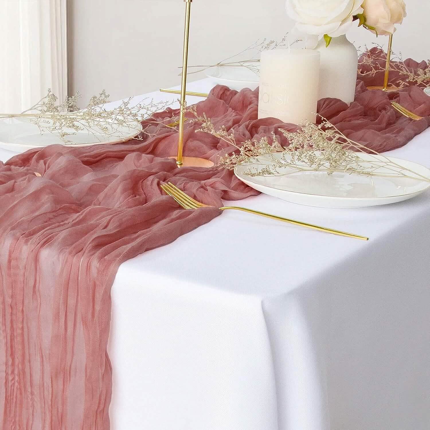 Polyester Crinkle Table Runner