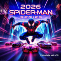 Hot Wheels Silver Series Spider-Man Complete Set of 5 (2026) - Limited Edition Collectible Diecast Cars
