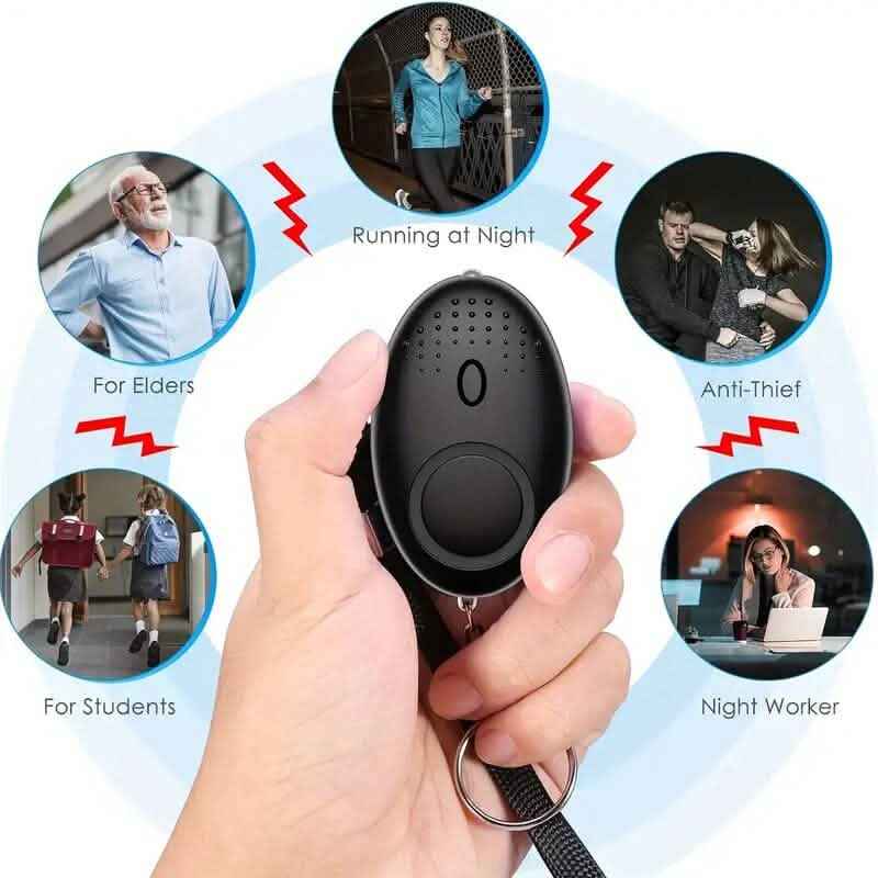 9-Piece: Protection Safety Keychain Set