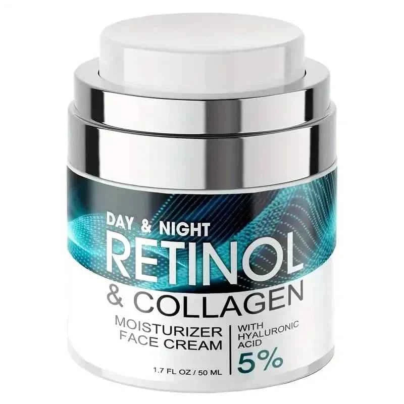 Retinol Moisturizing Cream With Collagen, Hyaluronic Acid, Vitamin C+E, Soothes Dry Skin
