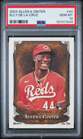 Graded 2024 Topps Allen & Ginter Elly De La Cruz #44 Rookie RC Baseball Card PSA 10 Gem Mint