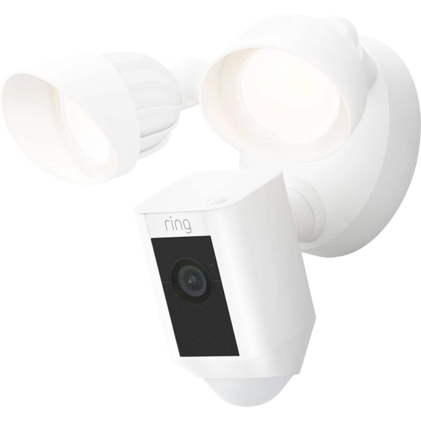 Ring - Floodlight Cam Plus Outdoor Wired 1080p Surveillance Camera
