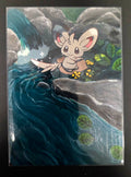 Custom Painted Minccino Pokemon Card