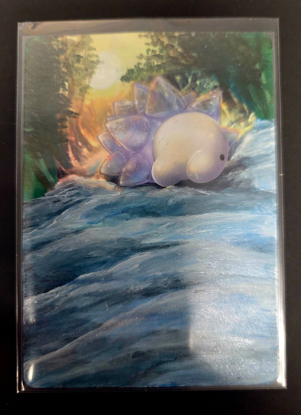Custom Painted Snom Pokemon Card