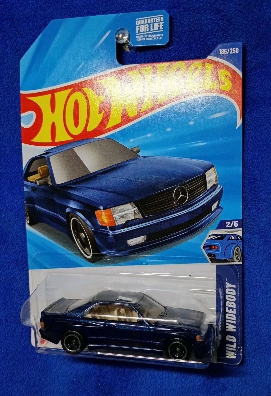 '89 Mercedes Benz 560 SEC AMG  Wild Widebody Hot Wheels - 99RedCoins