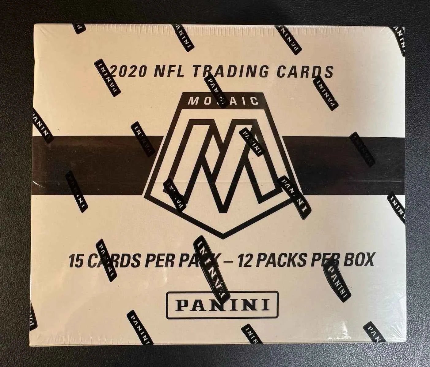 2020 Panini Mosaic Football Factory Sealed Cello Fat Pack Box 12 Packs