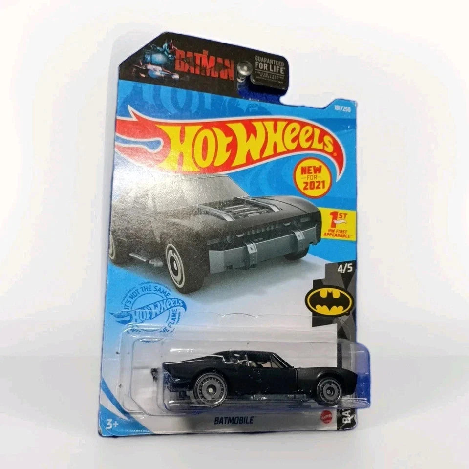 Batman Hot Wheels 2021 Batmobile Matte Black #181/250 Limited Edition | 1st Appearance Die-Cast Collectible