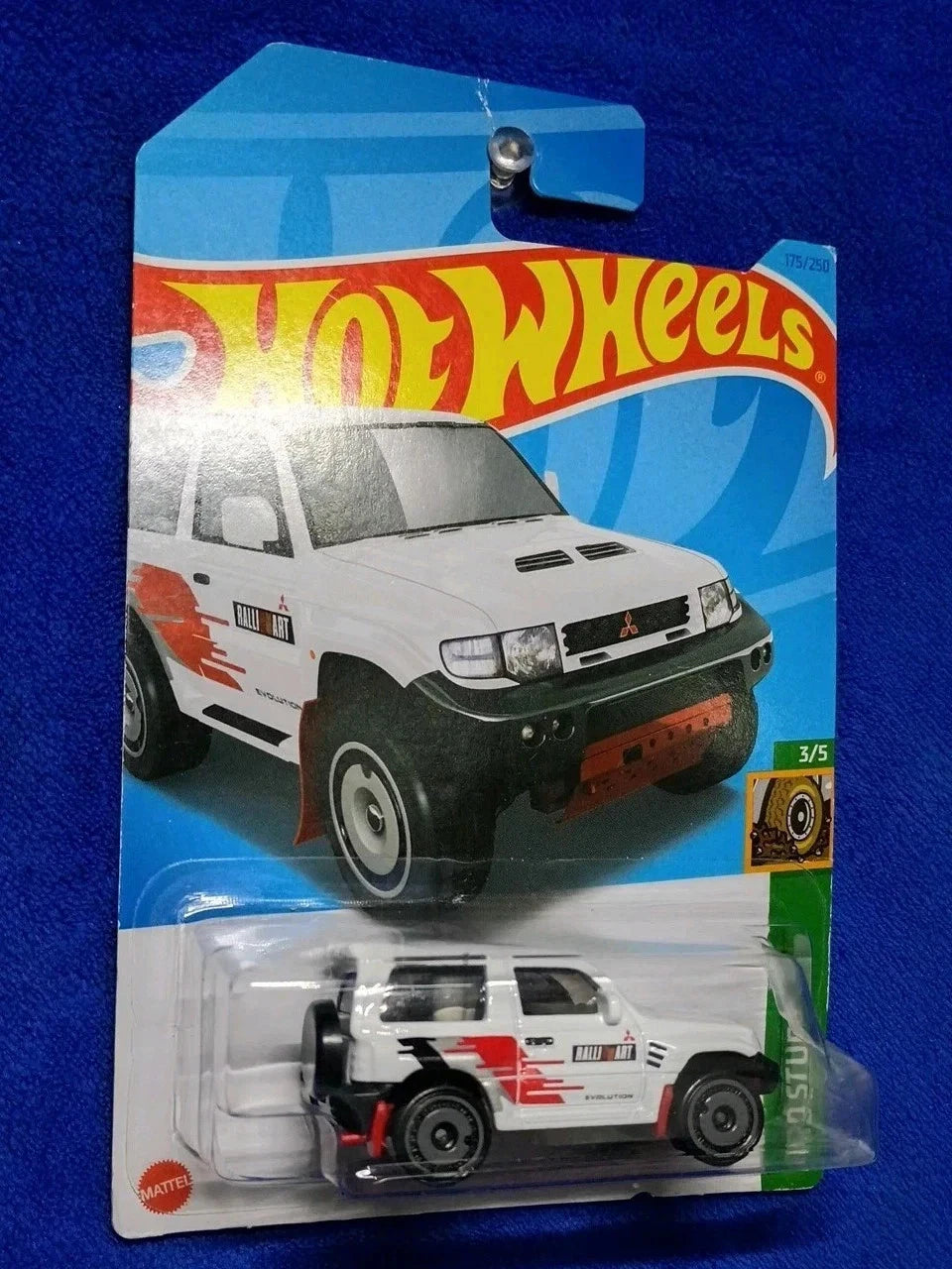 Mitsubishi Pajero Evolution Mud Studs Hot Wheels Die-Cast | Rally SUV Collector's Edition