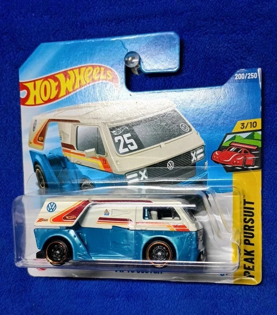 VW T3 Custom Peak Pursuit Hot Wheels Short Card Die-Cast | VW Van Collector's Edition - Die-Cast Vehicle | 99RedCoins