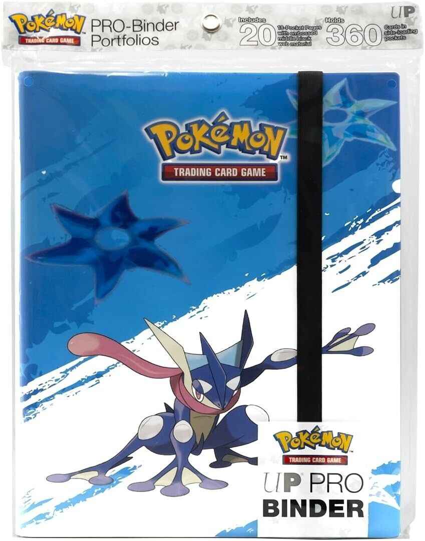 Ultra Pro Pokemon 9 Pocket PRO Binder GRENINJA Low Friction Portfolio with Pages