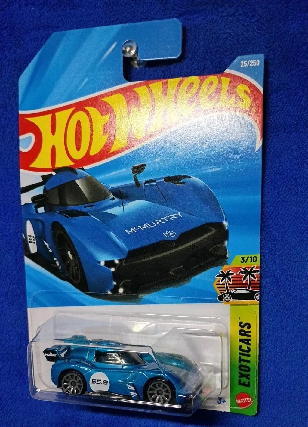 McMurtry Spéirling Hot Wheels Exoticars Die-Cast | Goodwood Record-Breaking EV Hypercar - Die-Cast Vehicle | 99RedCoins