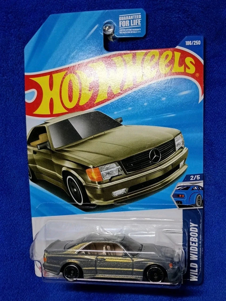 '89 Mercedes Benz 560 SEC AMG Wild Widebody Hot Wheels - 99RedCoins
