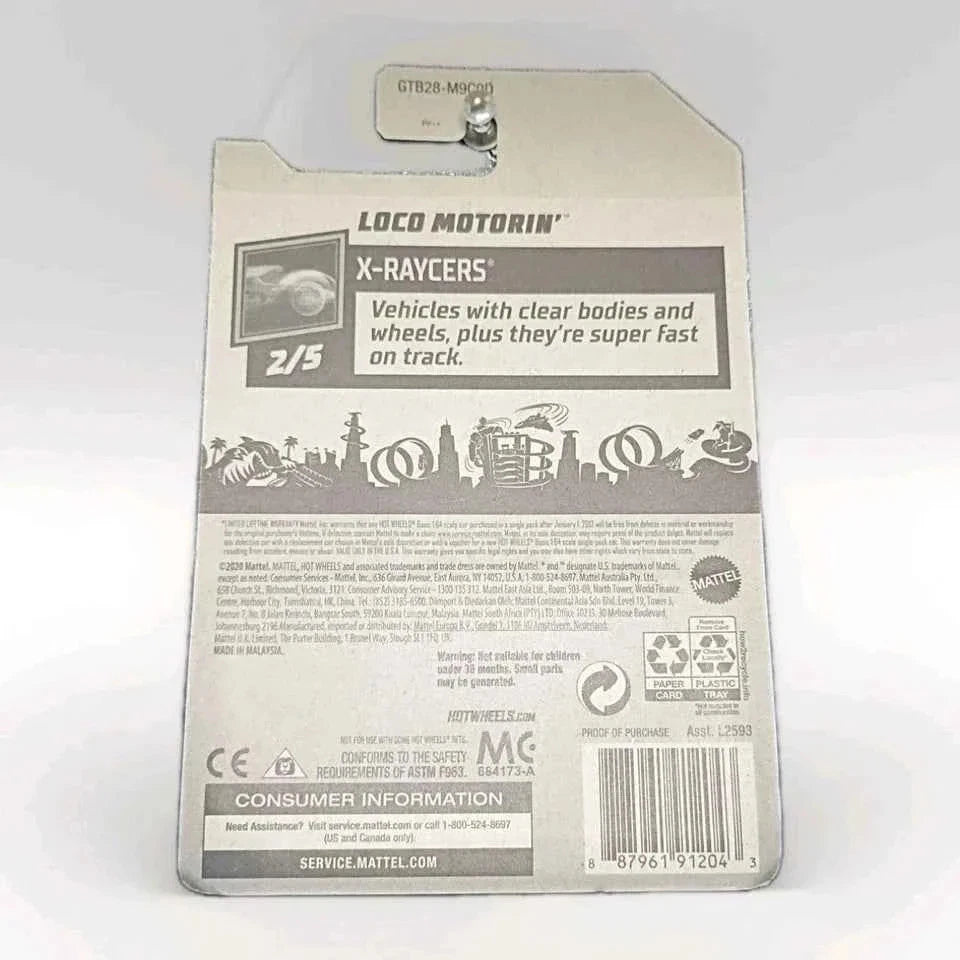 Loco Motorin' Hot Wheels Die-Cast | Locomotive Hot Rod Original Fantasy Casting Collector's Edition