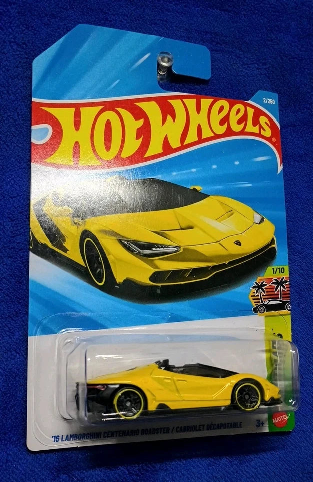 '16 Lamborghini Centenario Roadster/Cabriolet Decapotable Exoticars Hot Wheels - 99RedCoins
