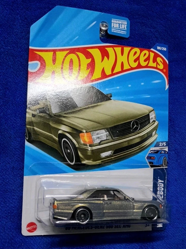 '89 Mercedes Benz 560 SEC AMG Wild Widebody Hot Wheels - 99RedCoins