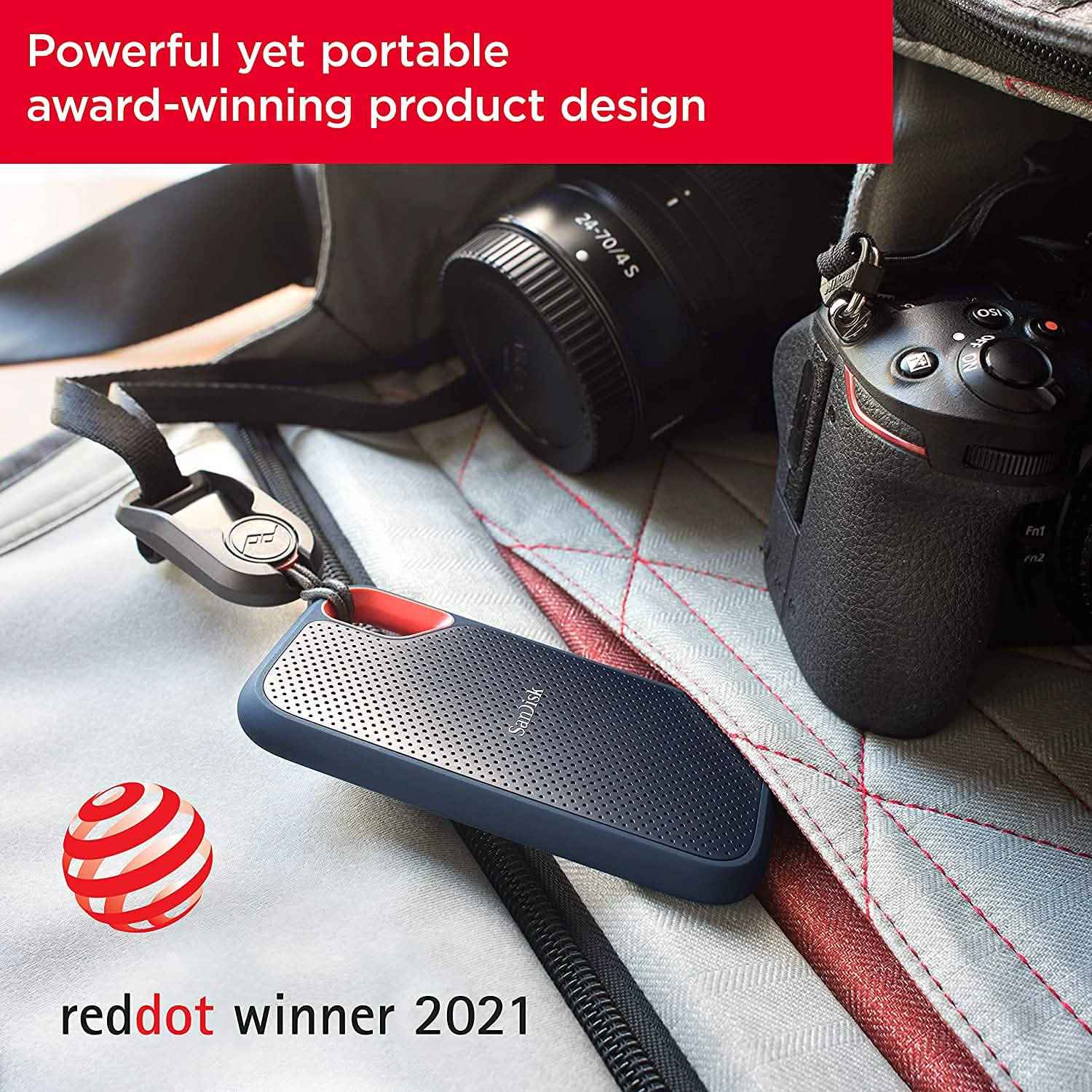 SanDisk 4TB Extreme Portable SSD - Up to 1050MB/s