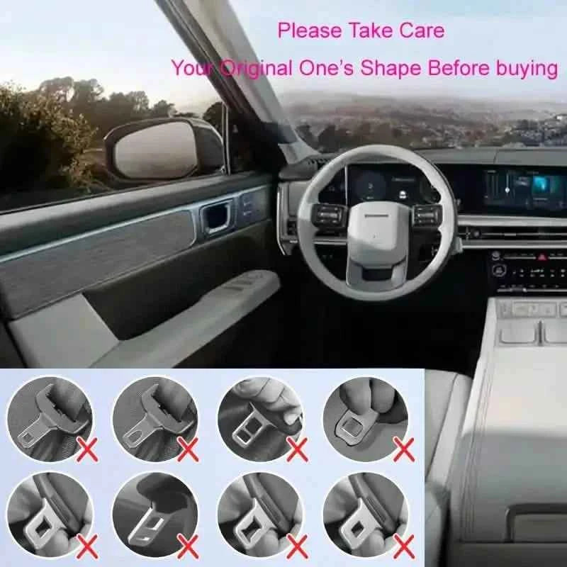 Seat Belt Extension Plug Buckle Adjustable Car Seat Belt Extender Cover
