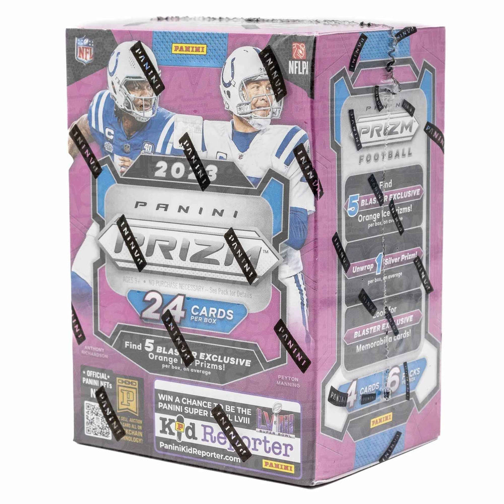 2023 Panini Prizm Football 6-Pack Hobby Blaster Box (Orange Ice Prizms!)