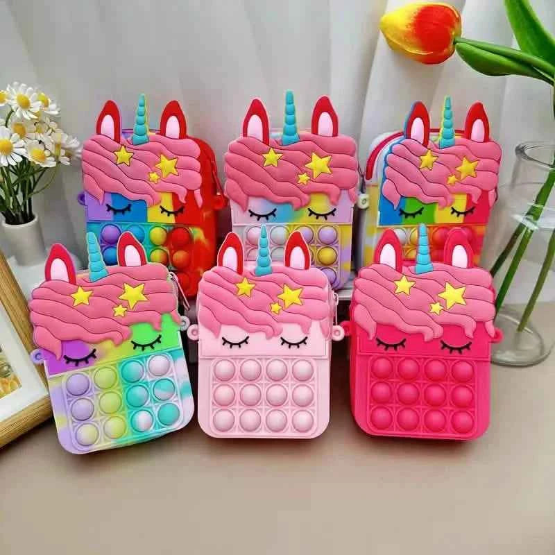 Shoulder Bag Fidget Toys Pop Fidget Backpack Toy