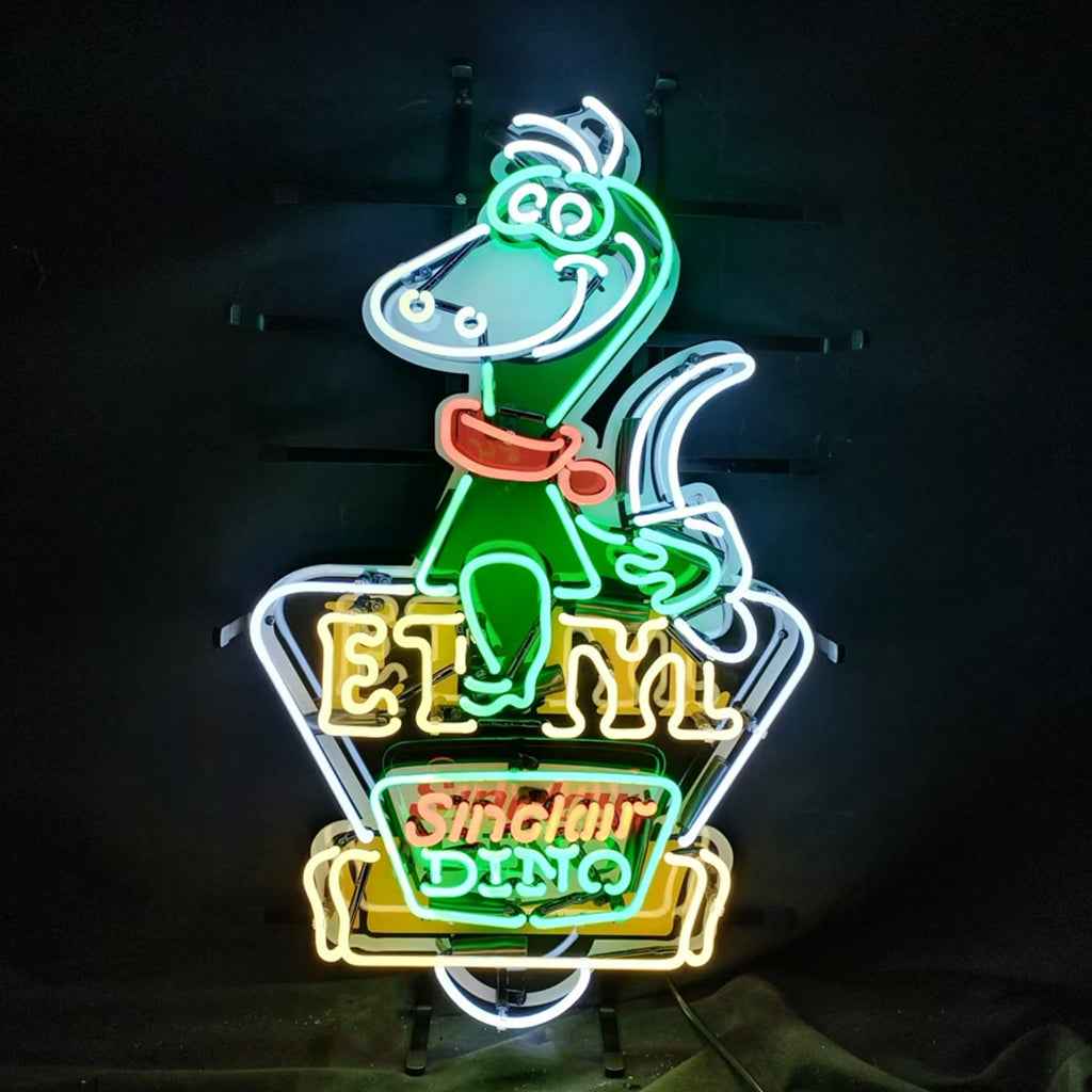 Sinclair Dino Gasoline Trade Mar Reg.US. Patent Off New York Neon Signs Light