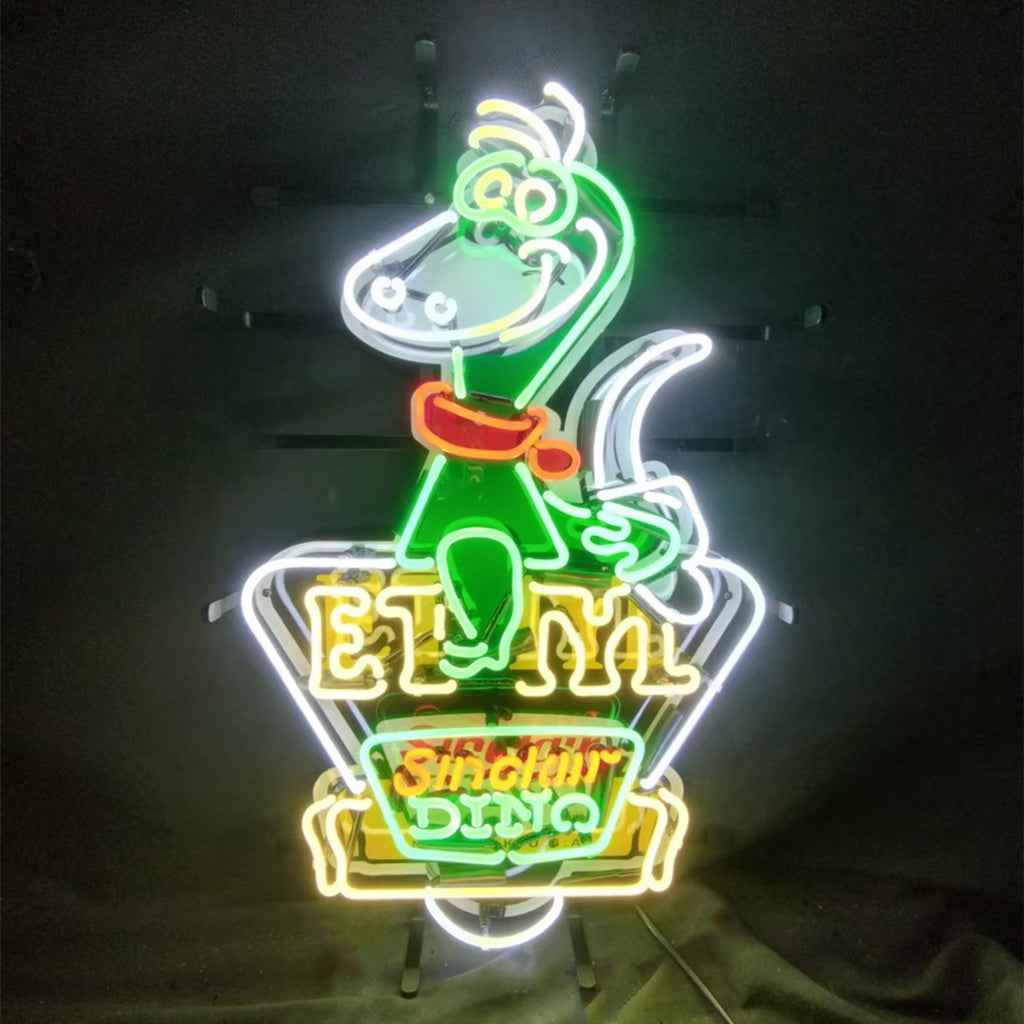 Sinclair Dino Gasoline Trade Mar Reg.US. Patent Off New York Neon Signs Light