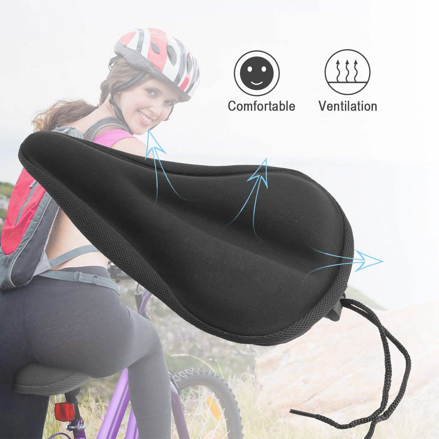 Soft Silicone Gel Bike Seat Saddle Cushion Cover