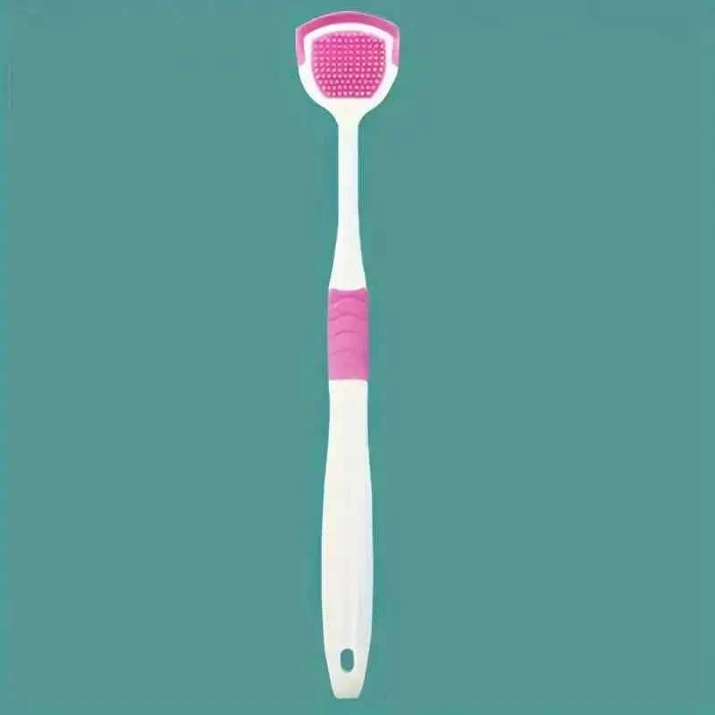 Soft Silicone Tongue Scraper Cleaning Toothbrush