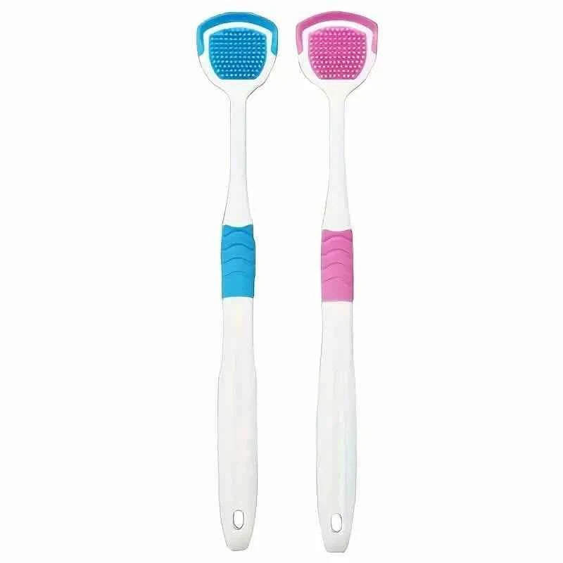 Soft Silicone Tongue Scraper Cleaning Toothbrush