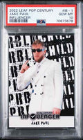 Graded 2022 Leaf Pop Century Jake Paul #IB-1 Influencer Card PSA 10 Gem Mint