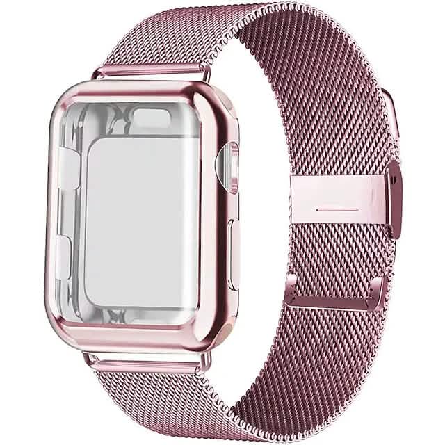 Stainless Steel Adjustable Wrist Strap with Screen Protector